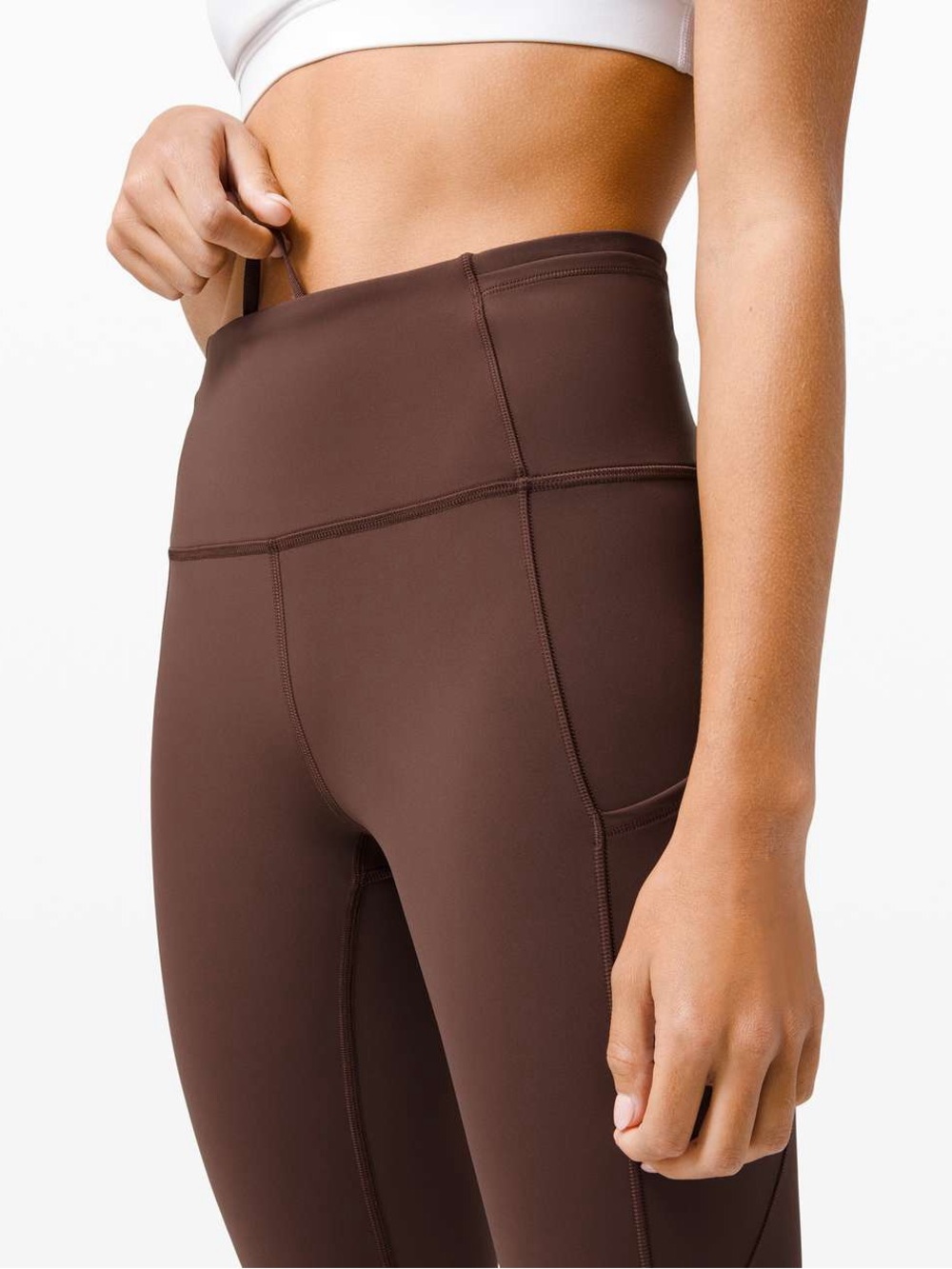 Lululemon Fast and Free Tight 28" *Non-Reflective - Brown Earth - Picture 10 of 10